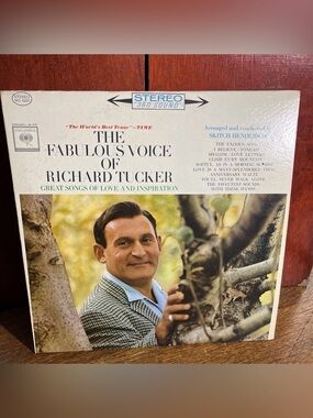 The Fabulous Voice of Richard Tucker Vinyl LP - White, Cream, Black